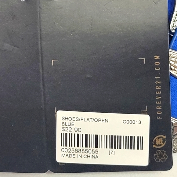 Forever21 Blue Sandals - Picture 3 of 4